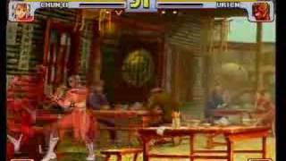 SFIII 3rd Strike  Chun Li Kohshun vs Urien Messatsu [upl. by Dnana]