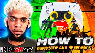 HOW TO SPEEDBOOST SPAM amp QUICKSTOP ON NBA 2K22 W HANDCAM 2K16 SPEEDBOOST  2K20 PEAKS [upl. by Rochella]