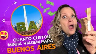 Quanto custou minha viagem de 7 dias para Buenos Aires  passagens hospedagem e gastos  set23 [upl. by Sivrup]