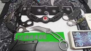 SCHRADE SCH111 Karambit A Lightweight Skeletonized Neck Knife Review amp Thoughts [upl. by Barayon243]