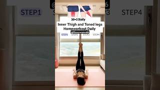 Thigh and toned legs workout for women at home homeworkout thigh legsshorts ytshorts [upl. by Graces900]