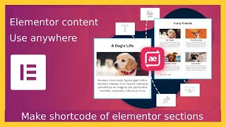 How to make the shortcode of elementor section with anywhere elementor section [upl. by Enawyd]