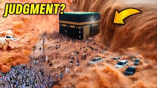 The KAABA in Mecca is SUBMERGED Could this be a DIVINE JUDGMENT [upl. by Ecadnarb]