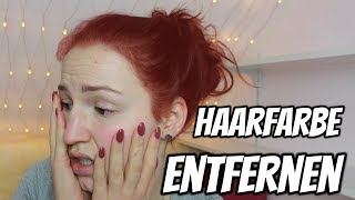 Meine Haare sind Rot Haarfarbe entfernen mit Hausmitteln  Lena’s Lifestyle [upl. by Deana]