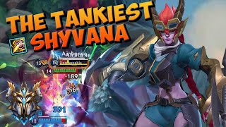 WILD RIFT SHYVANA JUNGLE  ILLEGAL TANKY BURST BUILD [upl. by Aronle164]