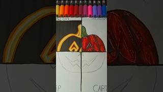 PUMPKIN with Realism Technique 🎃✨🖌️ halloween music drawing art song [upl. by Odnama]