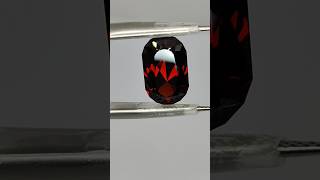 45ct Almandine Garnet gemcutting faceting lapidary jewelry jewellery foryou fyp treasure [upl. by Marienthal]