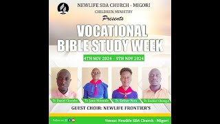 VOCATIONAL BIBLE STUDY WEEK 2024 [upl. by Ahsiuqram]