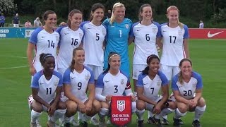 U23 WNT vs England Highlights  June 7 2016 [upl. by Naginnarb197]