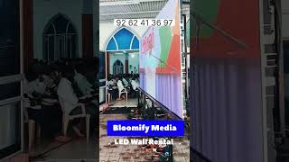 Led wall rental  Bloomify Media 9262413697 ledscreen ledwall bloomifymedia [upl. by Flavio]