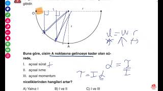ayt fizik çembersel hareket [upl. by Inittirb]