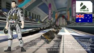 WipEout Omega Collection  The Pilot Archives Xavier Chaffin Backstory [upl. by Frerichs]