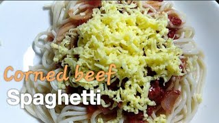 Corned beef Spaghettihow to cook spaghetti using corned beef easy recipe [upl. by Asenej]