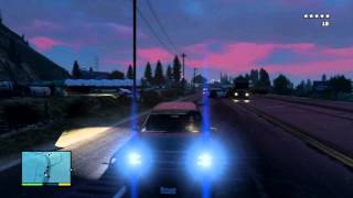 GTA V  5 Star Wanted Level Chase [upl. by Arron570]