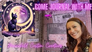 Vintage Creative Journal Spreadscrapbooking [upl. by Tor]