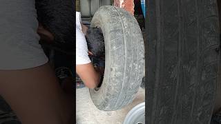 tubeless tyre repaircar tyre tubeless [upl. by Haukom470]