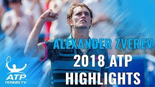 ALEXANDER ZVEREV 2018 ATP Highlight Reel [upl. by Norene]