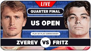 ZVEREV vs FRITZ ● US Open 2024 QF ● LIVE Tennis Play by Play Stream [upl. by Scherle]