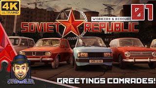 MY GLORIOUS REGIME BEGINS  Workers and Resources Gameplay  01  Soviet Republic Lets Play [upl. by Intruok]