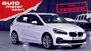 BMW 218d Active Tourer Kann ein Van ein echter BMW sein – TestReview  auto motor und sport [upl. by Eugirne144]