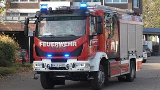 Großalarm in Werkstatt Einsatzfahrten Feuerwehr  DRK Schneverdingen [upl. by Deny]