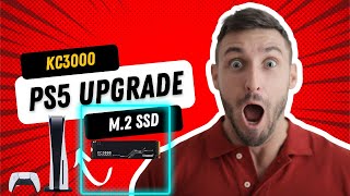 Installing M2 SSD in PS5  Kingston KC3000  PS5  Speed Test [upl. by Yentruok]