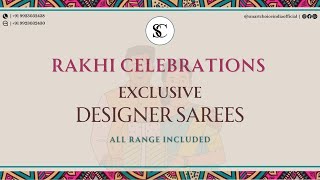 Exclusive Designer Sarees  Rakhi Carnival  Day 16  Smart Choice [upl. by Jonati]