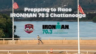 Prepping to Race Ironman 703 Chattanooga pro series VLOG [upl. by Eerb]