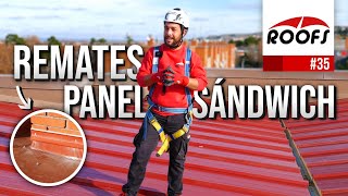 Cómo instalar REMATES de PANEL SANDWICH Tapajuntas 🔴  Remate de Chimenea Cumbrera y Claraboya [upl. by Devinna407]