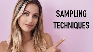 Sampling Techniques  Methods of Sampling [upl. by Nitsuj190]