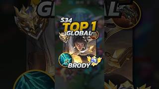 68 Winrate Brody S34 Build Mobile Legends mobilelegends mlbb gaming [upl. by Eeuqram]