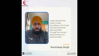 Testimonial of Harshdeep Singh [upl. by Adnoluy925]