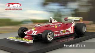 ckmodelcarsvideo Jody Scheckter Ferrari 312T4 11 Weltmeister Formel 1 1979 GP Replicas [upl. by Galatea]