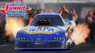 2022 NHRA Summit Nationals  Funny Car Eliminations  Norwalk OH [upl. by Laeira748]