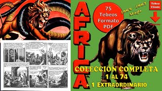 ÁFRICA – 1964 – Maga  Colección Completa – 75 Tebeos En Formato PDF – Descarga Inmediata [upl. by Keelin]