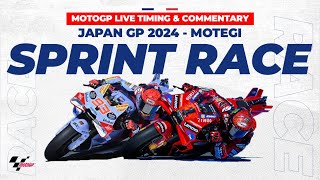 LIVE Data MotoGP Sprint Race Japan GP 2024  Motegi [upl. by Nylla923]