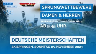 Deutsche Meisterschaft Skispringen  Teamwettbewerbe [upl. by Durgy]