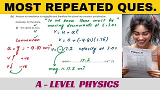 Kinematics Graphs  Past Paper Practice [upl. by Queen]