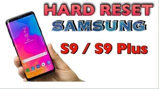 SAMSUNG GALAXY S9  S9 PLUS  HARD RESET  RESET FORGOT PASSWORD LOCK  PATTER  FACE ID [upl. by Anchie932]