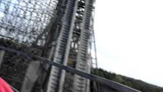 Wooden Roller Coaster Colossus Heide park Soltau [upl. by Stanwood]