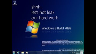 Taking a look at Windows 8 Build 7899 [upl. by Quirita]