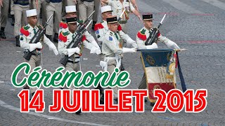 Cérémonie 14 juillet 2015 [upl. by Daugherty]