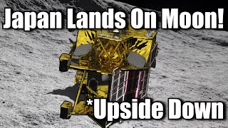 Japan Lands On The Moon Upside Down Astrobotics Moon Lander Lands On Earth [upl. by Allemap231]