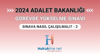 Adalet Bakanlığı Görevde Yükselme Sınavına Hazırlık REHBERLİK 2DERS [upl. by Eveam251]