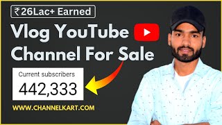 Monetized Youtube Channel For Sale  Buy Youtube Channel  Monetize Channel Sell  Channelkart [upl. by Nylehtak754]