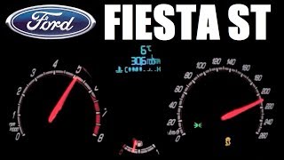 2017 Ford Fiesta ST 200hp Acceleration 0210 kmh Top Speed [upl. by Reviel]