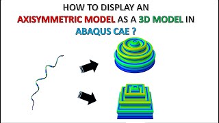 ABAQUS Tutorial How to display an axisymmetric part as a full 3D model in ABAQUS CAE [upl. by Aleta]