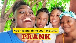 PRANK Medam yo met tèt ansanm yo prank Acteur Wens li telman fache son bagay grav😂 [upl. by Aral]