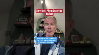 Steve Vest About Deceptive Brokers [upl. by Euphemia745]