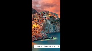 Visit Italy in 1 Minute Le Cinque Terre  Liguria [upl. by Polk]